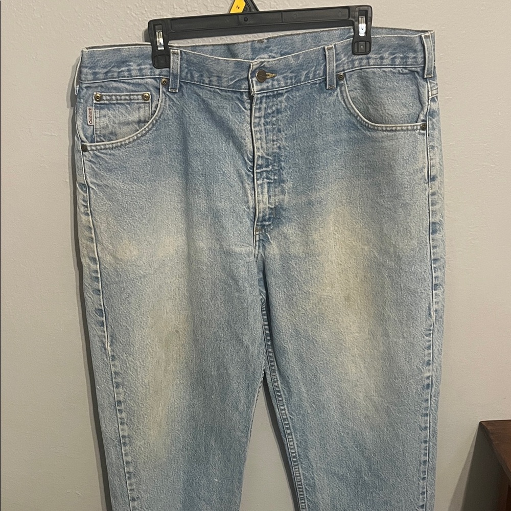 Carhartt Men's Relaxed Fit Light Blue Jeans